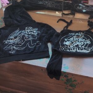 Dolls Kill Bugs Bunny Hoodie And Looney Toons Tank Bundle